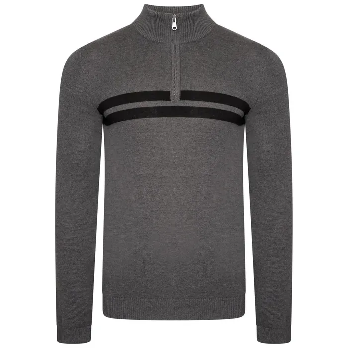 Dare 2b Fleece Unite Us Half Zip Knit Sweater Charcoal Grey Black 8211 Men