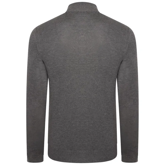 Dare 2b Fleece Unite Us Half Zip Knit Sweater Charcoal Grey Black 8211 Men