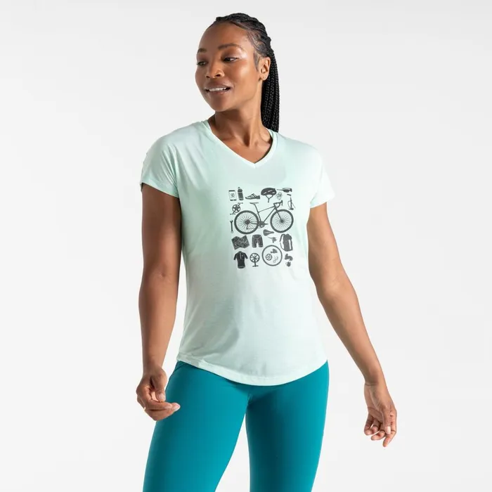Dare 2b Graphic TShirts Calm TShirt Mint Green 8211 Women
