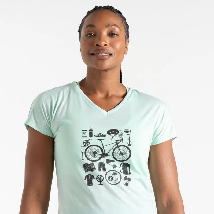 Dare 2b Graphic TShirts Calm TShirt Mint Green 8211 Women