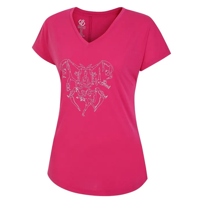 Dare 2b Graphic TShirts Calm TShirt Pure Pink 8211 Women