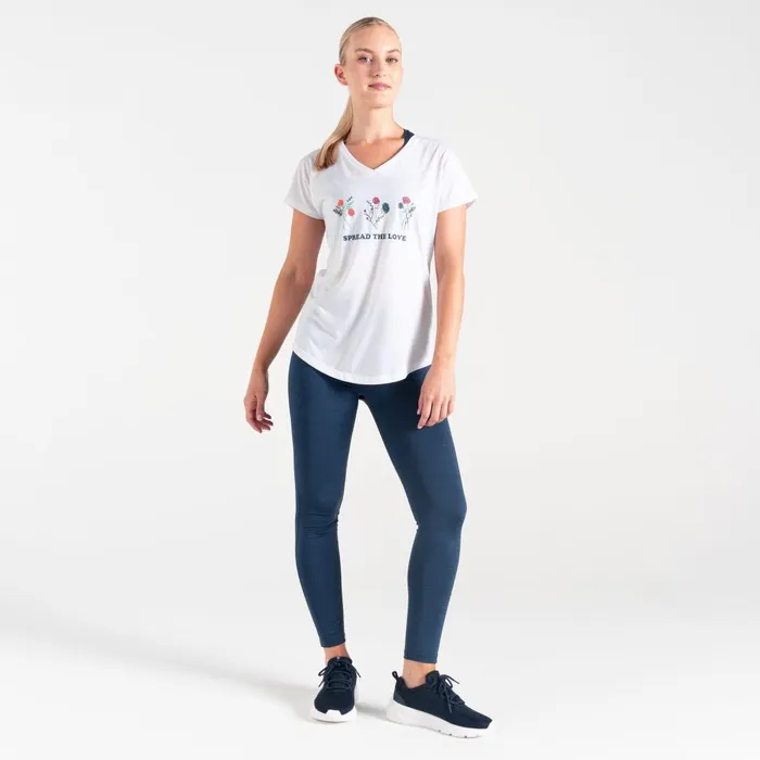 Dare 2b Graphic TShirts Calm TShirt White 8211 Women