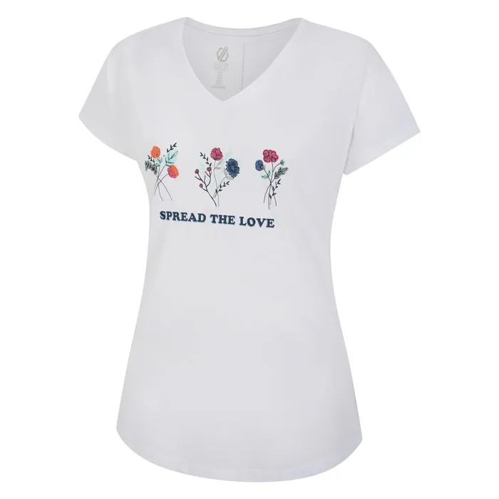 Dare 2b Graphic TShirts Calm TShirt White 8211 Women