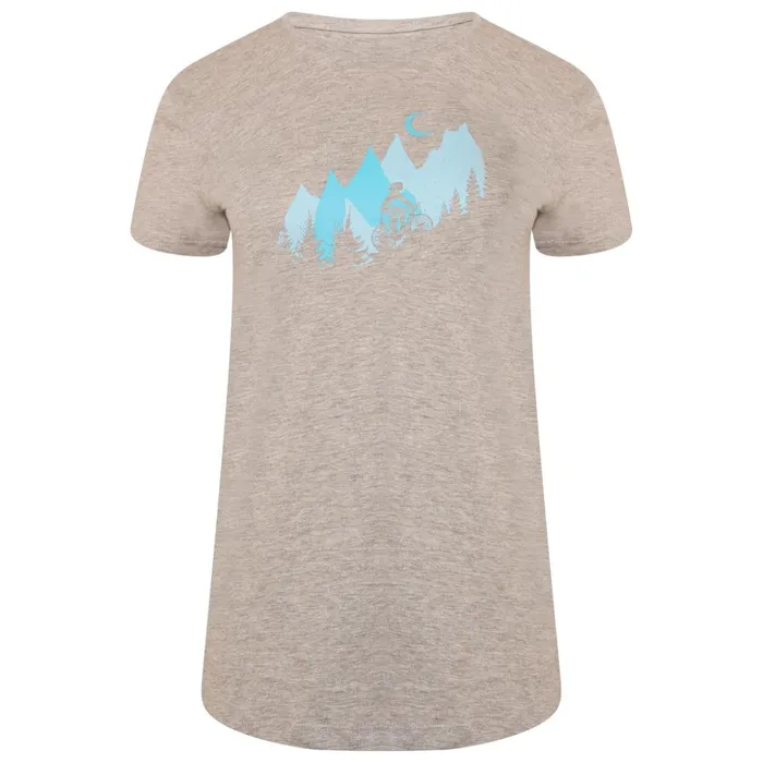 Dare 2b Graphic TShirts Peace Of Mind Graphic Tee Ash Grey Marl 8211 Women