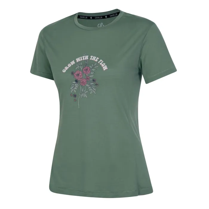 Dare 2b Graphic TShirts Sense Of Calm Graphic TShirt Lilypad Green 8211 Women