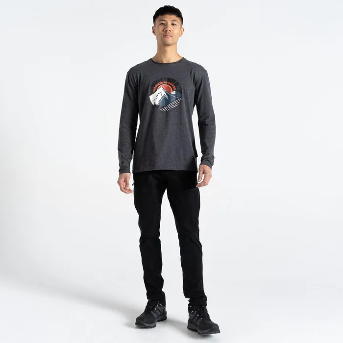 Dare 2b Graphic TShirts Stomping TShirt Charcoal Grey Marl 8211 Men