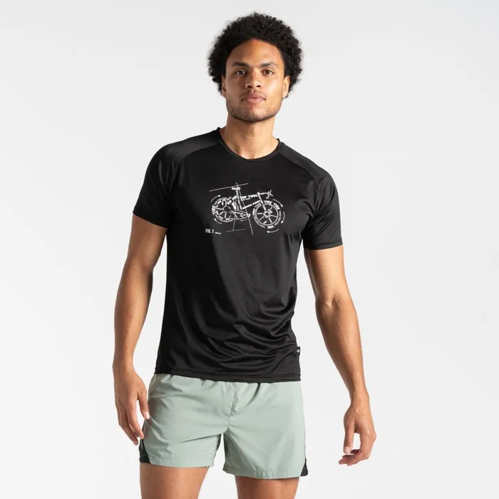 Dare 2b Graphic TShirts Tech TShirt Black 8211 Men