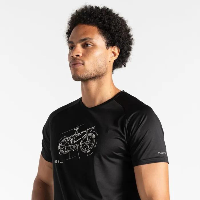 Dare 2b Graphic TShirts Tech TShirt Black 8211 Men