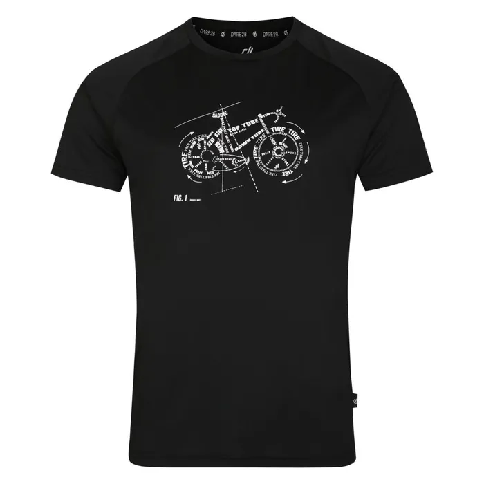 Dare 2b Graphic TShirts Tech TShirt Black 8211 Men