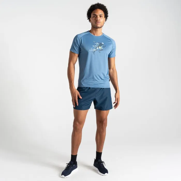 Dare 2b Graphic TShirts Tech TShirt Coronet Blue 8211 Men