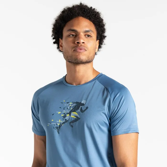 Dare 2b Graphic TShirts Tech TShirt Coronet Blue 8211 Men