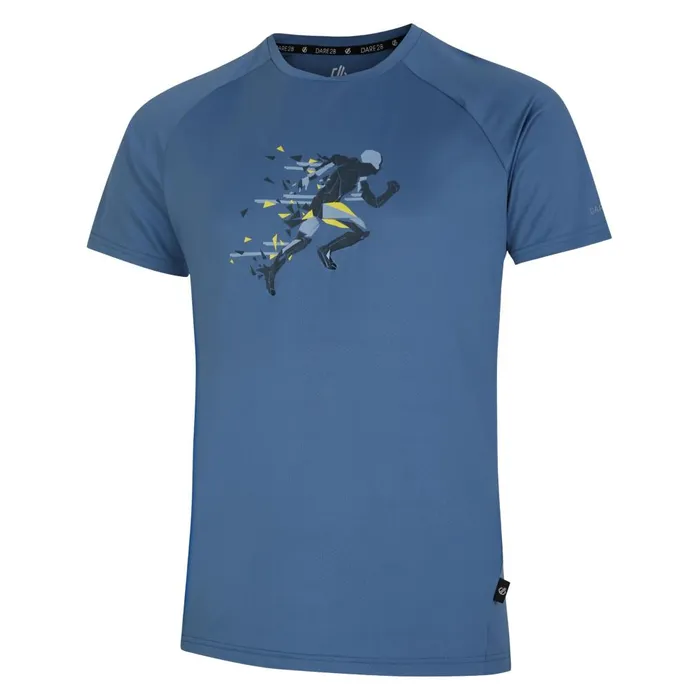 Dare 2b Graphic TShirts Tech TShirt Coronet Blue 8211 Men