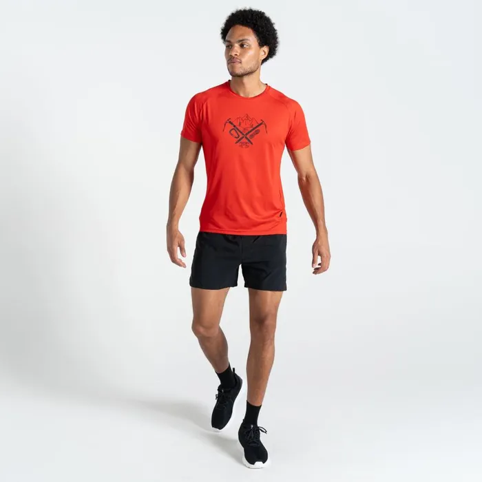 Dare 2b Graphic TShirts Tech TShirt Seville Red 8211 Men