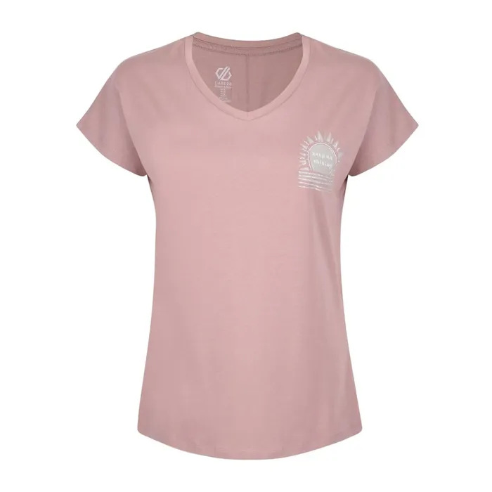 Dare 2b Graphic TShirts Tranquility TShirt Dusky Rose 8211 Women