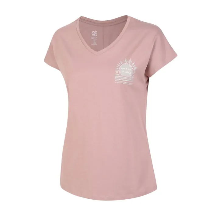 Dare 2b Graphic TShirts Tranquility TShirt Dusky Rose 8211 Women