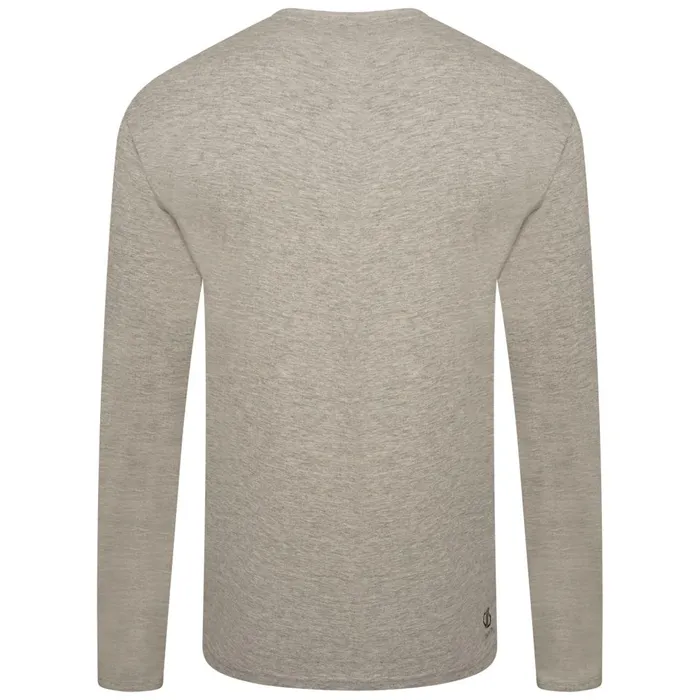 Dare 2b Graphic TShirts Upgrade II Long Sleeve TShirt Ash Grey 8211 Men