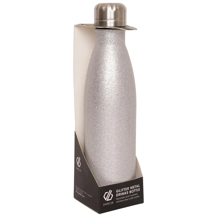 Dare 2b Gym Accessories Metal Glitter Drinks Bottle Silver 8211 Men