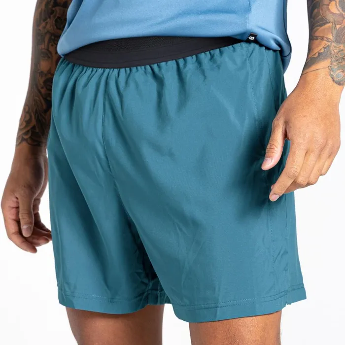 Dare 2b Gym Shorts Accelerate 7 Inch Fitness Shorts Mediterranean Green 8211 Men