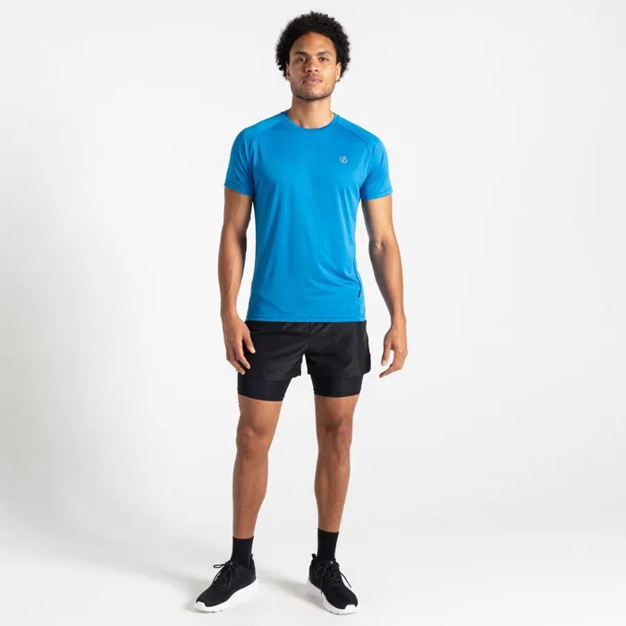 Dare 2b Gym Tops Accelerate Fitness TShirt Athletic Blue 8211 Men