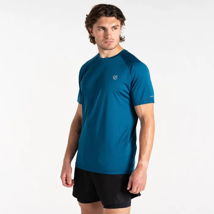 Dare 2b Gym Tops Accelerate Fitness TShirt Kingfisher Blue 8211 Men