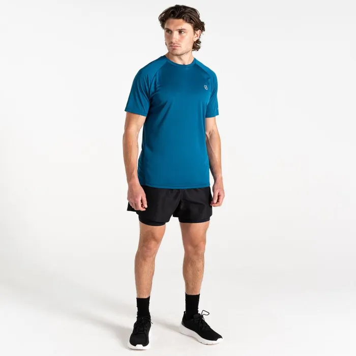 Dare 2b Gym Tops Accelerate Fitness TShirt Kingfisher Blue 8211 Men