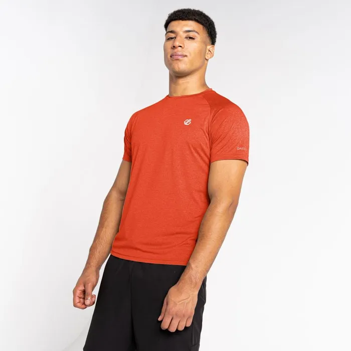 Dare 2b Gym Tops Accelerate Fitness TShirt Roobios Tea Brown 8211 Men