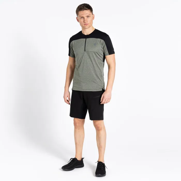 Dare 2b Gym Tops Aces III Recycled Zip Up Jersey Agave Green Marl Black 8211 Men Dare 2b Gym Tops Aces III Recycled Zip Up Jersey Agave Green Marl Black 8211 Men
