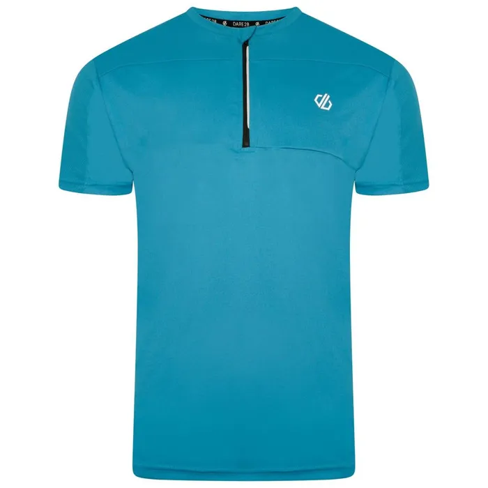 Dare 2b Gym Tops Aces III Recycled Zip Up Jersey Fjord Blue 8211 Men