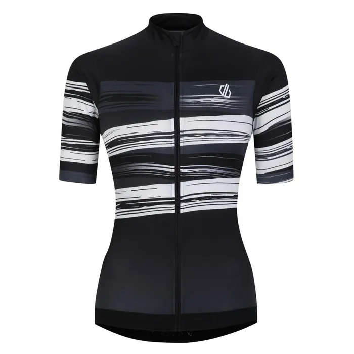 Dare 2b Gym Tops AEP Stimulus Jersey Black Paint Print 8211 Women