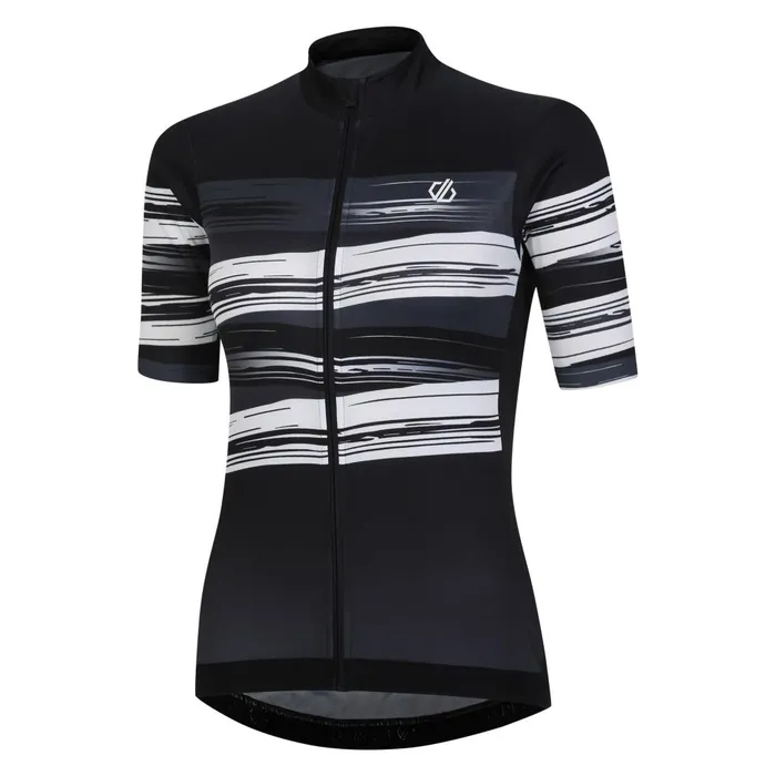 Dare 2b Gym Tops AEP Stimulus Jersey Black Paint Print 8211 Women