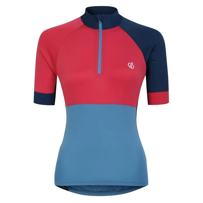 Dare 2b Gym Tops Compassion III Jersey Sorbet Pink Blue 8211 Women