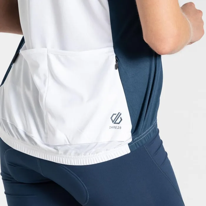 Dare 2b Gym Tops Compassion III Jersey White Moonlight Denim 8211 Women