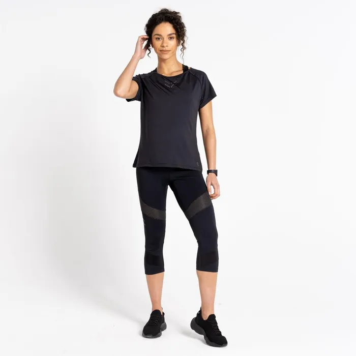 Dare 2b Gym Tops Crystallize Active Tee Black 8211 Women