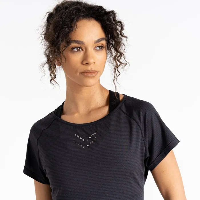 Dare 2b Gym Tops Crystallize Active Tee Black 8211 Women