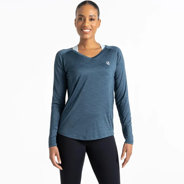 Dare 2b Gym Tops Discern Lightweight TShirt Orion Grey 8211 Women