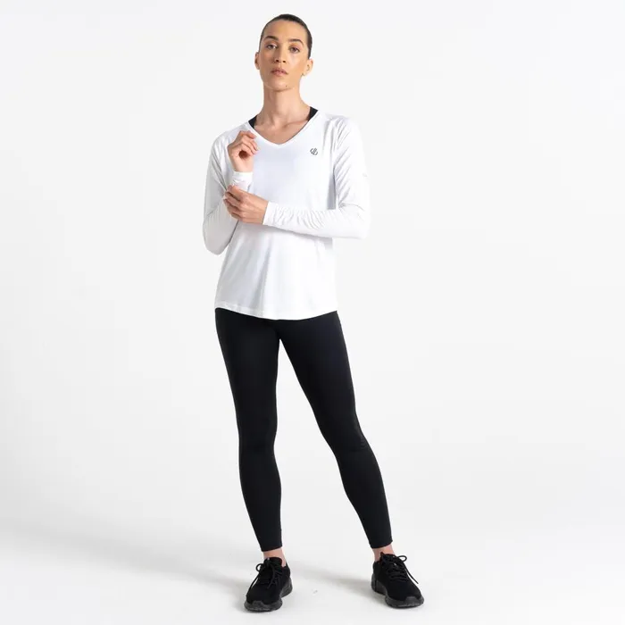 Dare 2b Gym Tops Discern Lightweight TShirt White 8211 Women