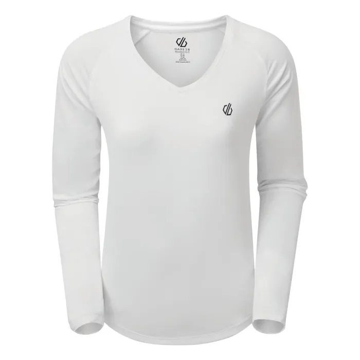 Dare 2b Gym Tops Discern Lightweight TShirt White 8211 Women