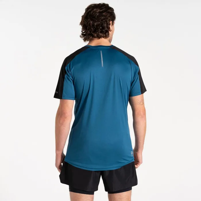 Dare 2b Gym Tops Discernible III Tshirt Kingfisher Blue Black 8211 Men