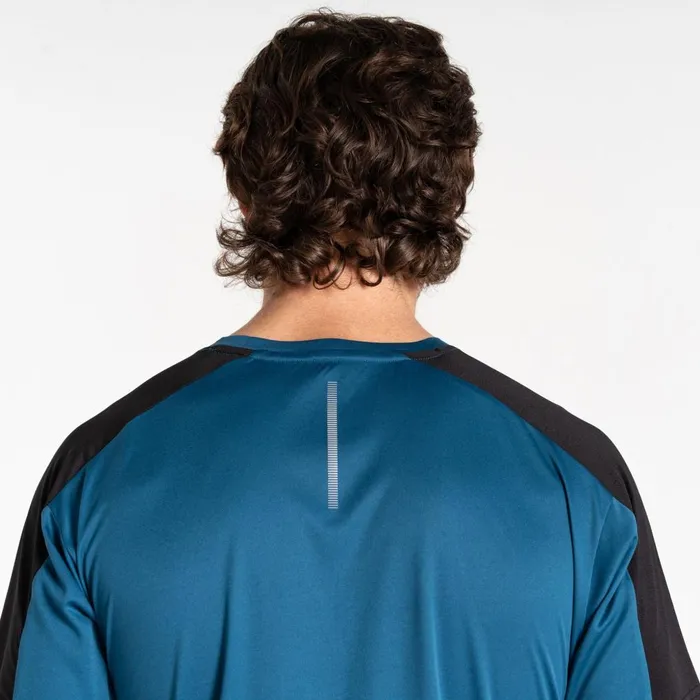 Dare 2b Gym Tops Discernible III Tshirt Kingfisher Blue Black 8211 Men