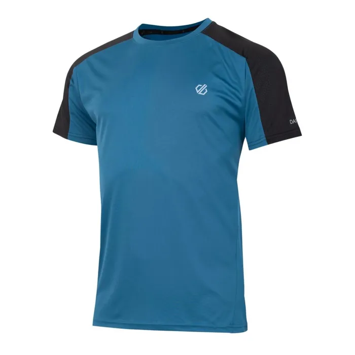 Dare 2b Gym Tops Discernible III Tshirt Kingfisher Blue Black 8211 Men