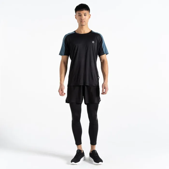 Dare 2b Gym Tops Discernible III Tshirt Orion Grey Black 8211 Men