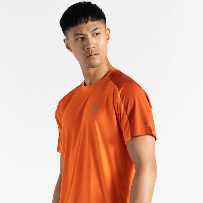 Dare 2b Gym Tops Discernible III Tshirt Puffins Orange Brown 8211 Men