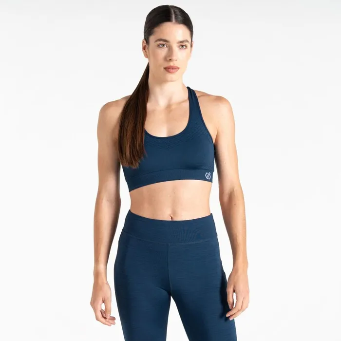 Dare 2b Gym Tops Don039t Sweat It II Sports Bra Moonlight Denim Marl 8211 Women Dare 2b Gym Tops Don039t Sweat It II Sports Bra Moonlight Denim Marl 8211 Women