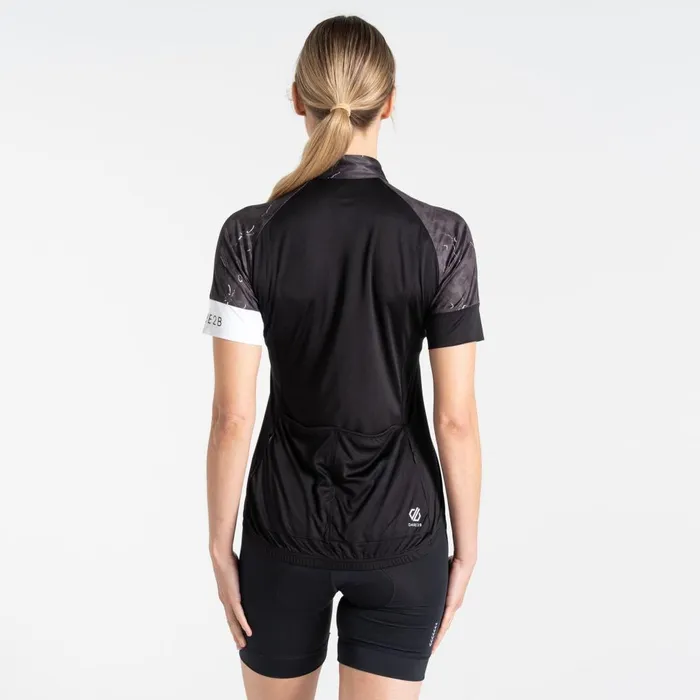 Dare 2b Gym Tops Follow Through Cycling Jersey Black Dash Animal Print 8211 Women