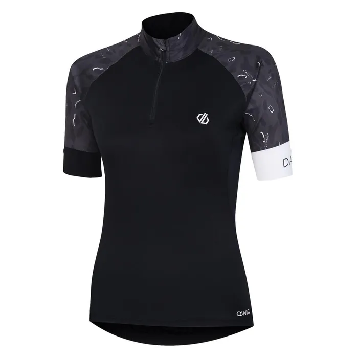 Dare 2b Gym Tops Follow Through Cycling Jersey Black Dash Animal Print 8211 Women