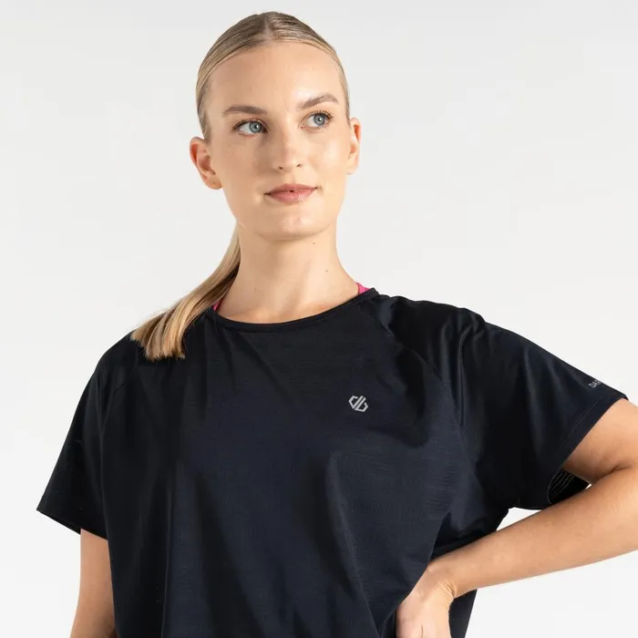 Dare 2b Gym Tops Gravitate TShirt Black 8211 Women