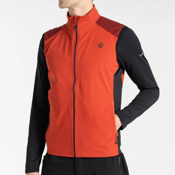 Dare 2b Gym Tops Lattitudinal II Vest Tuscan Red Black 8211 Men