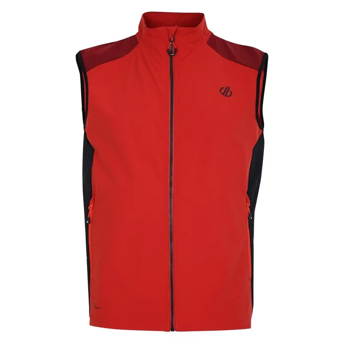 Dare 2b Gym Tops Lattitudinal II Vest Tuscan Red Black 8211 Men