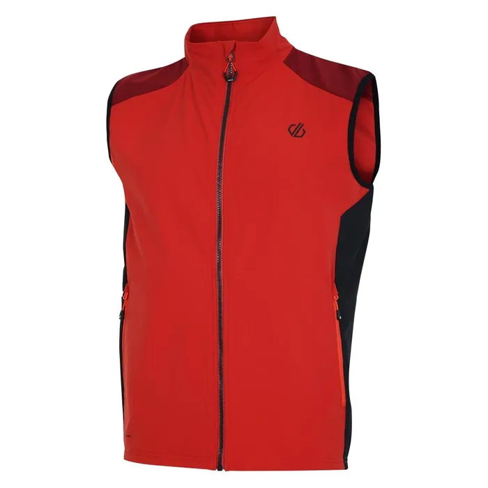 Dare 2b Gym Tops Lattitudinal II Vest Tuscan Red Black 8211 Men