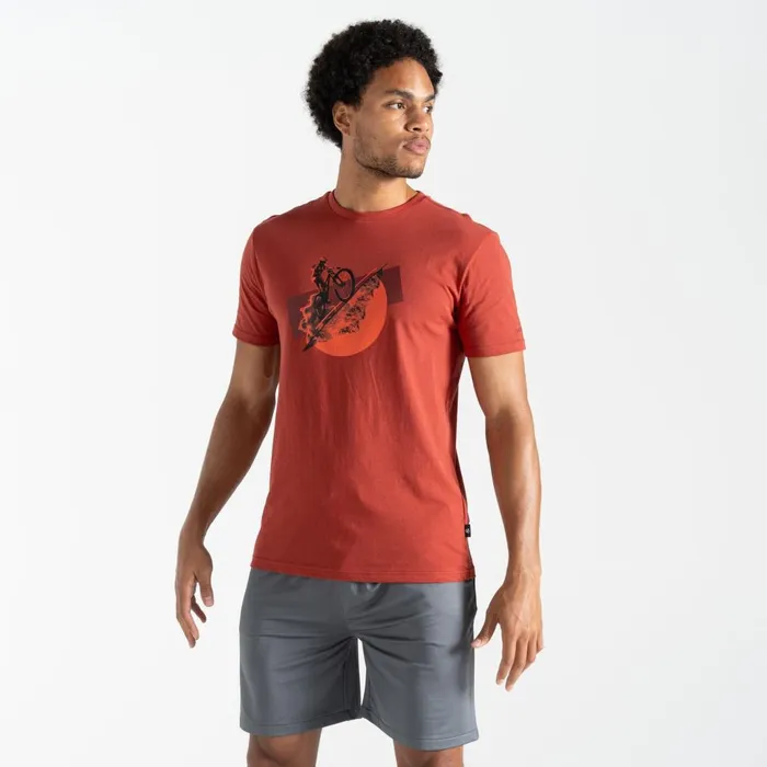 Dare 2b Gym Tops Movement II TShirt Tuscan Red 8211 Men